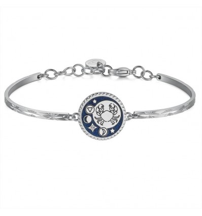 BROSWAY CHAKRA BRACCIALE ACCIAIO SEMIRIGIDO CON SEGNO ZODIACALE 