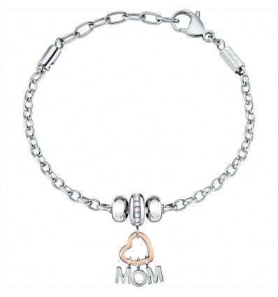 MORELLATO DROPS BRACCIALE IN ACCIAIO, PIETRE E CHARM