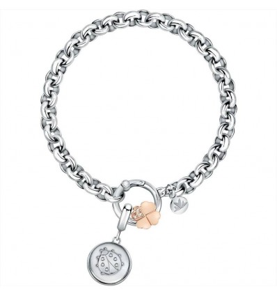 MORELLATO DROPS BRACCIALE IN ACCIAIO E CHARMS