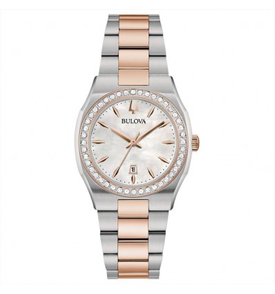 BULOVA SURVEYOR OROLOGIO DONNA SOLO TEMPO IN ACCIAIO 