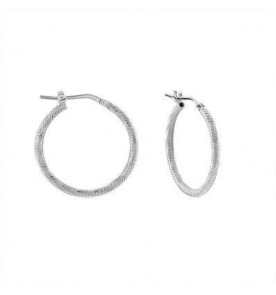 STROILI SILVER COLLECTION ORECCHINI CERCHIO IN ARGENTO 925