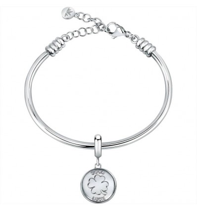 MORELLATO DROPS BRACCIALE RIGIDO IN ACCIAIO E CHARMS