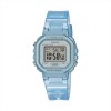 CASIO BAMBINO DIGITALE SFONDO AZZURRO CINTURINO IN RESINA TRASPARENTE