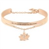 STROILI LADY MESSAGE BRACCIALE RIGIDO IN ACCIAIO ROSATO