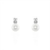 STROILI SILVER PEARLS ORECCHINI LOBO IN ARGENTO 925