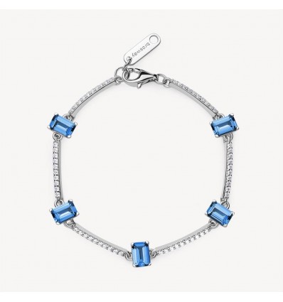 BROSWAY FANCY BRACCIALE ARGENTO CON PIETRE