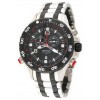 NAUTICA NST YACHTIMER OROLOGIO CRONO SFONDO NERO CINRURINO ACCIAIO BICOLORE