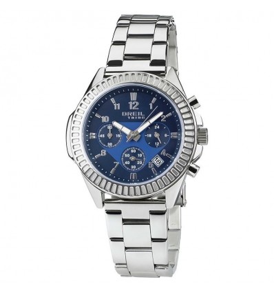 TRIBE BY BREIL TWILIGHT OROLOGIO CRONO SFONDO BLU ACCIAIO