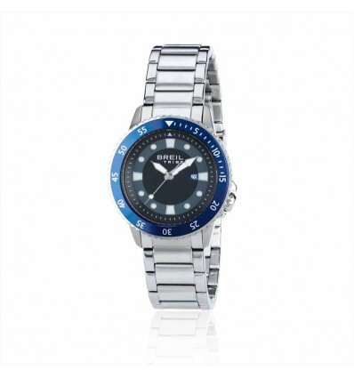 TRIBE BY BREIL EXPLORE OROLOGIO GHIERA BLU BRACCIALATO ACCIAIO