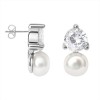 STROILI SILVER PEARLS ORECCHINI LOBO IN ARGENTO 925