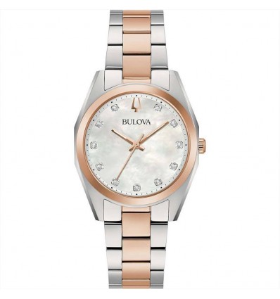 BULOVA SURVEYOR OROLOGIO DONNA SOLO TEMPO IN ACCIAIO 