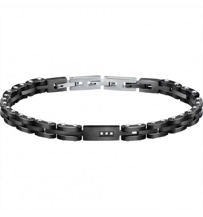 MORELLATO DIAMONDS BRACCIALE UOMO IN ACCIAIO