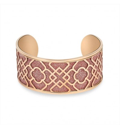 STROILI LADY SHINE BRACCIALE RIGIDO IN ACCIAIO ROSATO