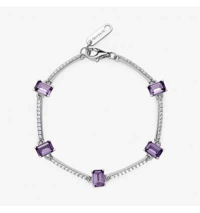 BROSWAY FANCY BRACCIALE ARGENTO CON PIETRE