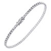 BLISS STELLA BRACCIALE TENNIS ORO BIANCO 750 CON DIAMANTI